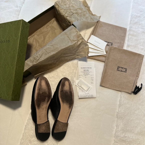 Gucci Princetown horsebit-detailed leather slippers - Picture 4 of 5